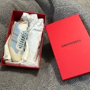 NIB! Ferragamo Low-Top Sneakers